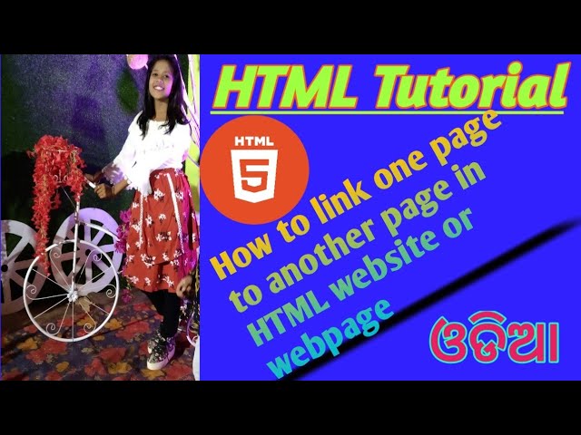 HTML Tutorial | How to Links One Page to Another Page in Website or Webpage.
