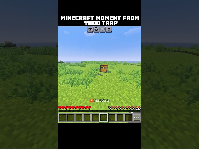 Minecraft moment from yoo trap #minecraft #minecraftshorts