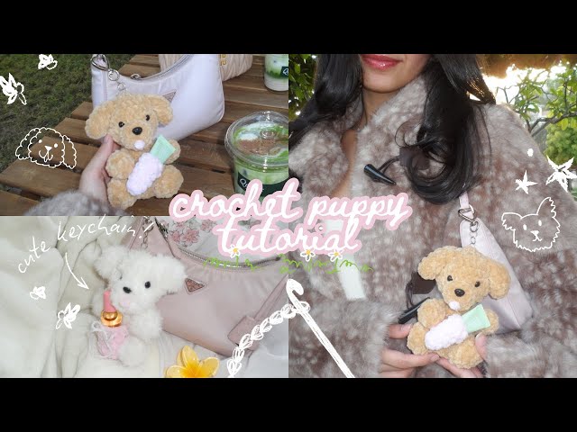 how to crochet cute puppy plushies | free pattern + tutorial