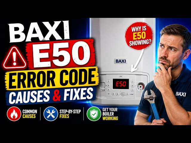 Baxi Boiler E50 Error Code: Causes & Fixes | Boilers2Go