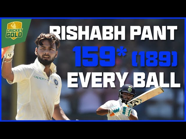 Pant announces himself with Sydney spectacular