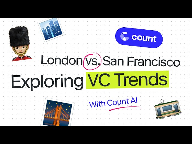 London vs. San Francisco: Exploring VC Trends with an AI Analytics Agent