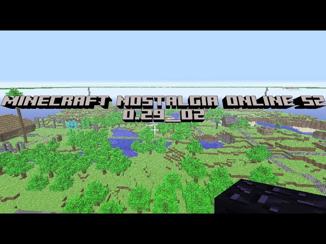 Minecraft Nostalgia Online S2 Ep6: We upgraded to 0.29_02!