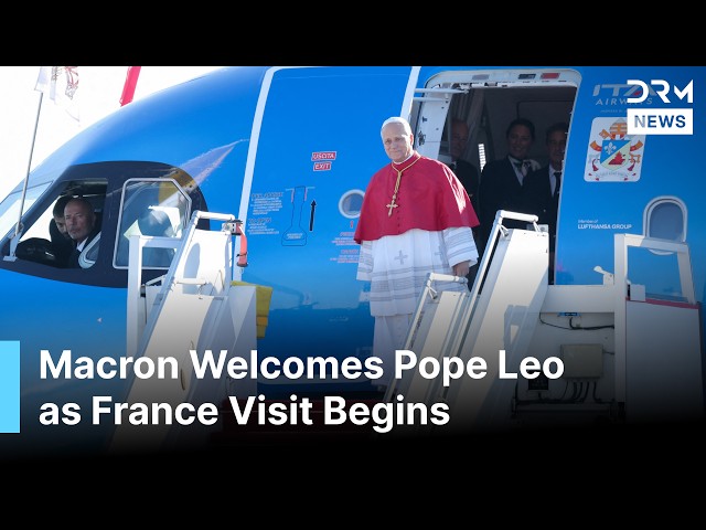 BREAKING: Macron Welcomes Pope Leo in Paris as Pontiff Begins Four-Day France Visit | AK1B