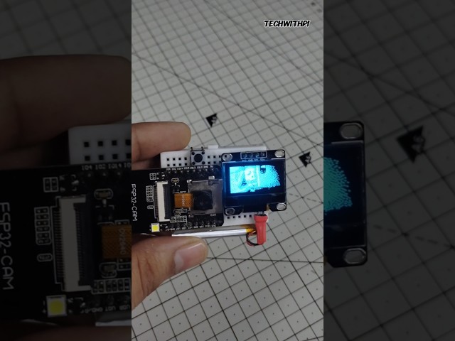 Real-Time Camera on a 0.96" OLED?! ESP32-CAM Project  #ESP32 #ESP32CAM #ESP32Projects #Arduino #OLED