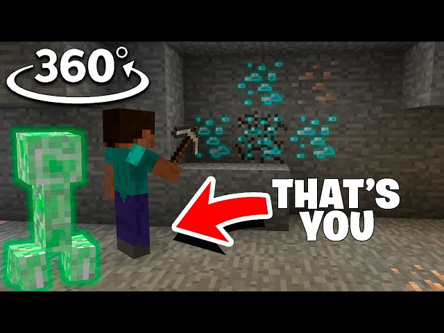 You're a Creeper and Steve just found you…