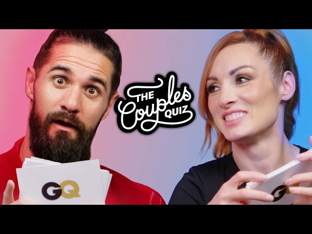 WWE Superstars Seth Rollins & Becky Lynch Take a Couples Quiz