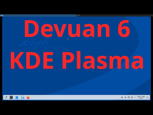 2026 Install Devuan GNU/Linux KDE Plasma with SysVinit (nosystemd)