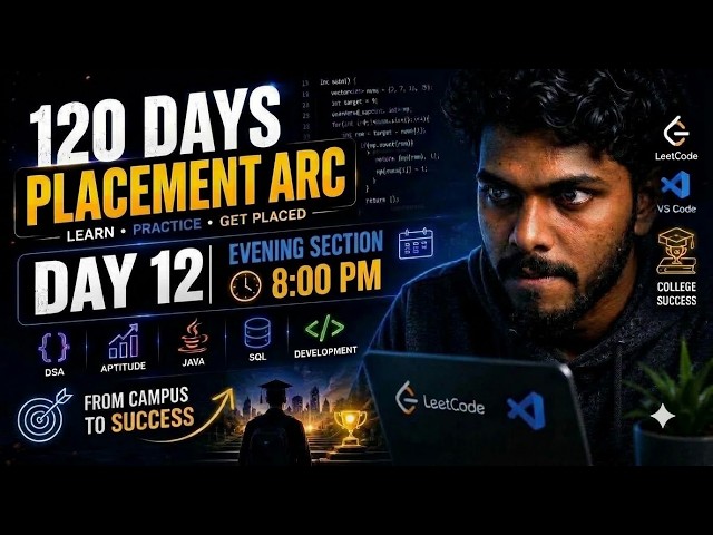 DAY 12 | PROFIT & LOSS 🔥 + JAVA OOP | Class & Object + Coding Practice | 120 Days Placement Arc