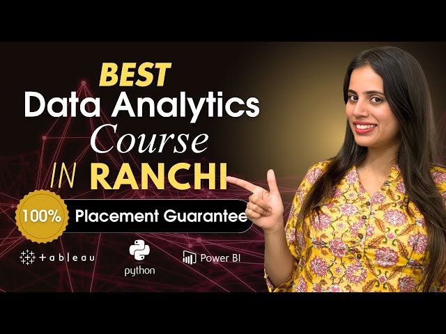 Best Data Analytics Course Institute in Ranchi | Data Analyst Course With Placement #dataanalytics