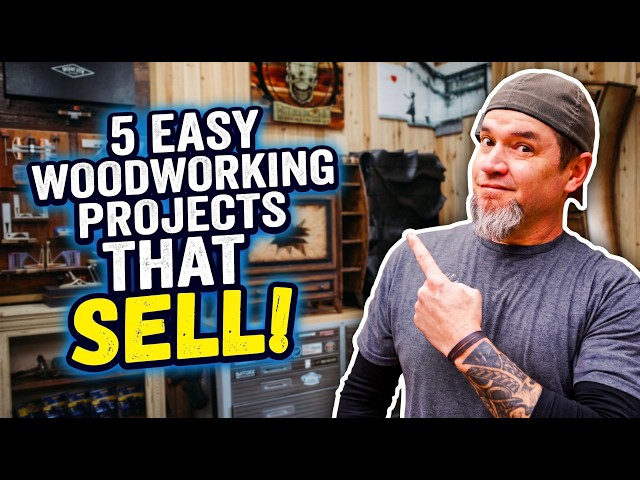 5 More Woodworking Projects That Sell! - Make Money Woodworking