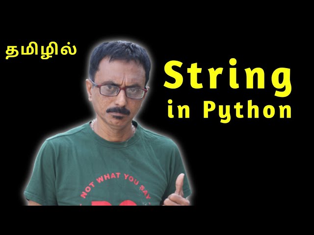 Basics of String in Python