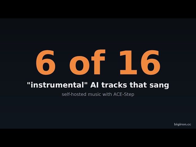 Make Your Own Music With Local AI (ACE-Step), and What Went Wrong
