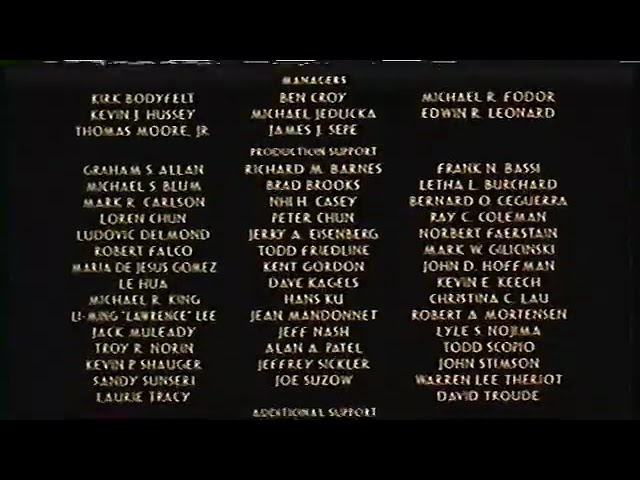 Closing To Hercules 1998 VHS (Version #2)