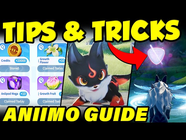 BEGINNER ANIIMO TIPS AND TRICKS! Aniimo Starter Guide