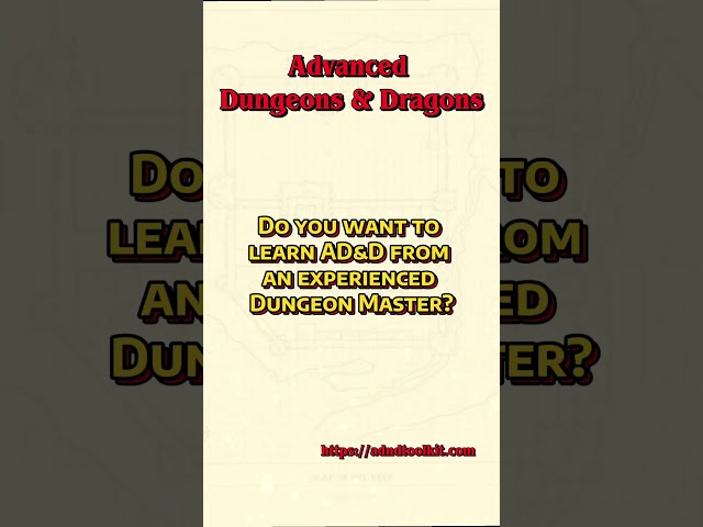 The Best Way to Learn Advanced Dungeons & Dragons