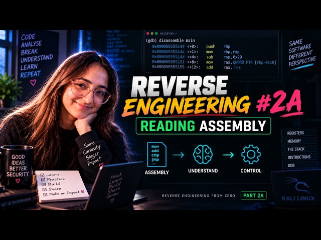 Assembly Isn’t Scary! 🔥 Learn to Read It From ZERO | Reverse Engineering #2A