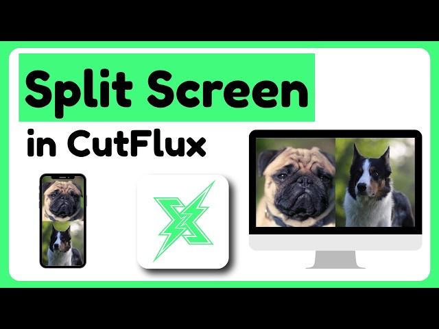 Complete Split Screen Tutorial in CutFlux Using Masks and Feathering
