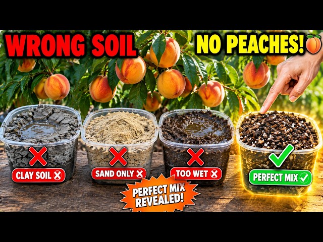 The Perfect Soil Mix for Peach Trees — Most Growers Get This Wrong Every Time