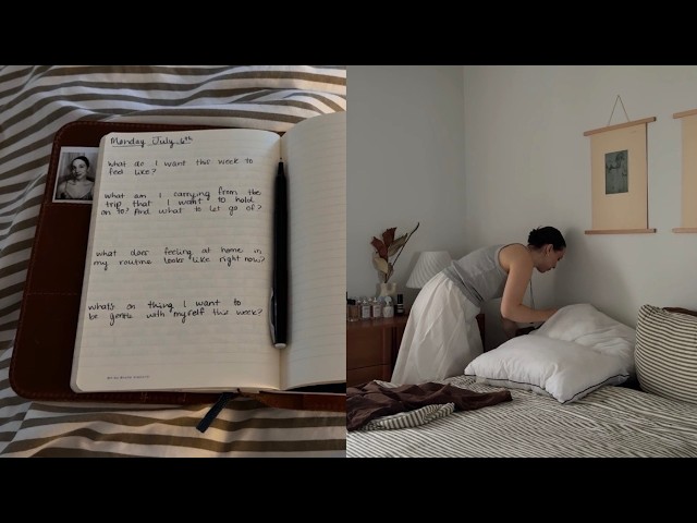 Finding my routine at home again post-travel