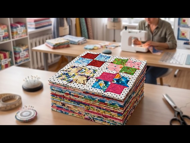 I Turned All The Fabric I Had Into A Stunning Quilt // Simple And Inspiring Sewing