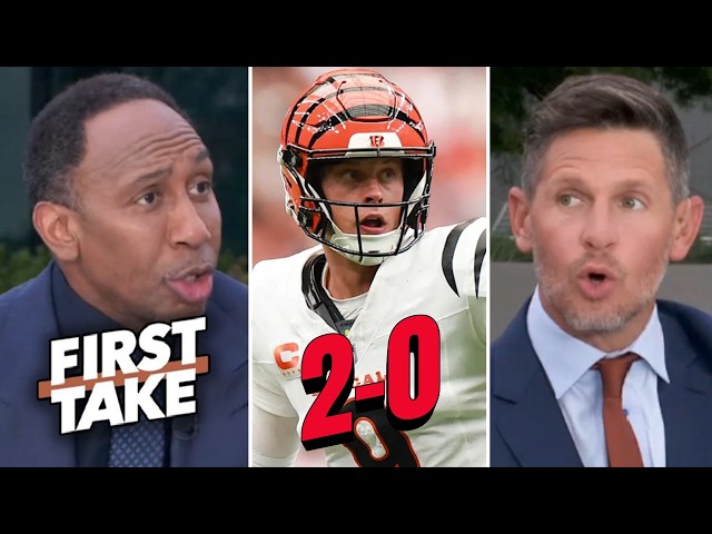FIRST TAKE | Bengals look SCARY! - Stephen A. reacts to Joe Burrow cooking C.J. Stroud, Texans 20-6