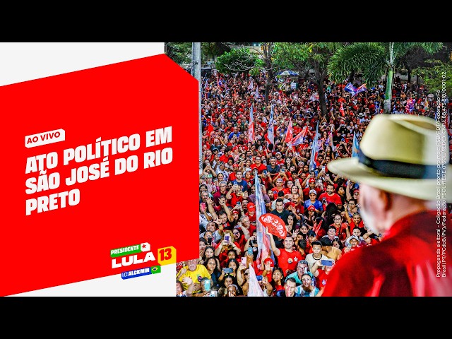 Political rally in São José do Rio Preto