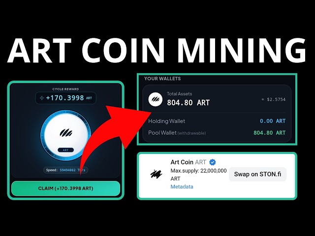 Free ART Coin Crypto Telegram Mining | 1 ART = 0.0037 USDT | Review ART Airdrop Bot Telegram 2026