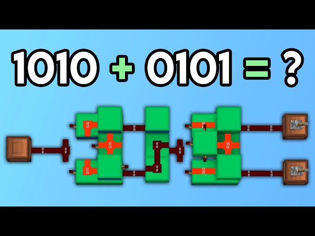 Redstone Binary Addition - LRR #4