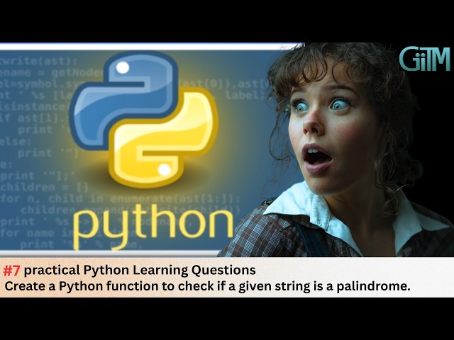 Create a Python function to check if a given string is a palindrome |GIITM