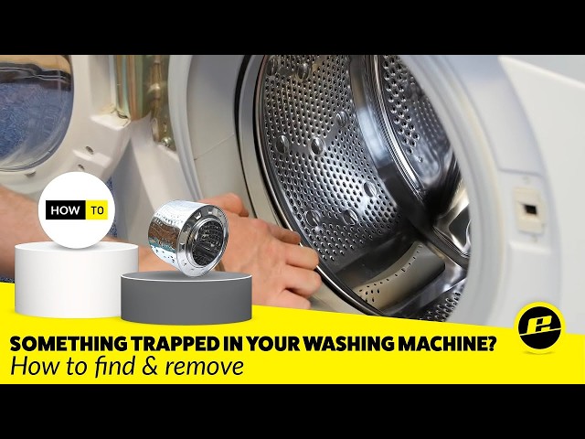 Something Trapped in Your Washing Machine Drum? Quick Fix Guide!