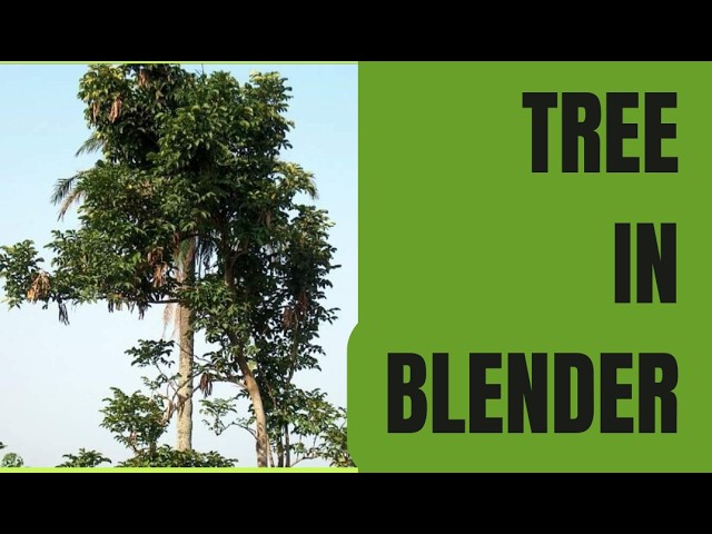 How I Created This Revered Benin Tree in Blender