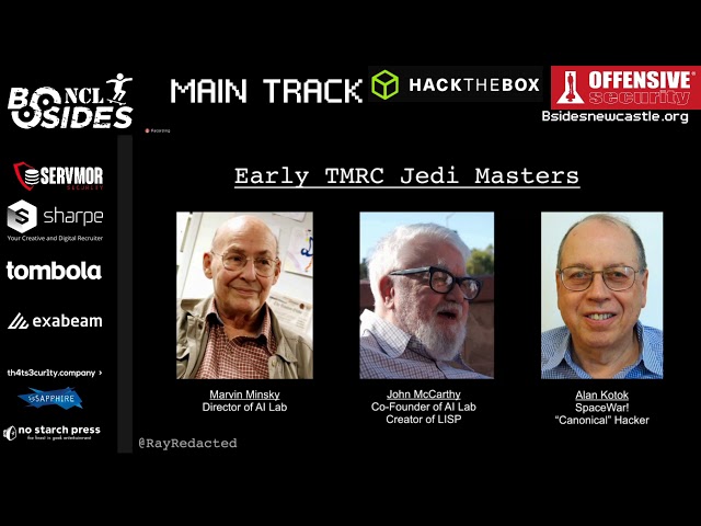 BSidesNCL 2020 - Locknote: Jedi Masters, Sith Lords, and Droids - @RayRedacted