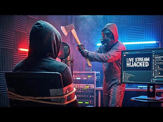 😱 A serial killer hijacks a live podcast for a bloody game | FREE FULL HORROR MOVIE in English HD
