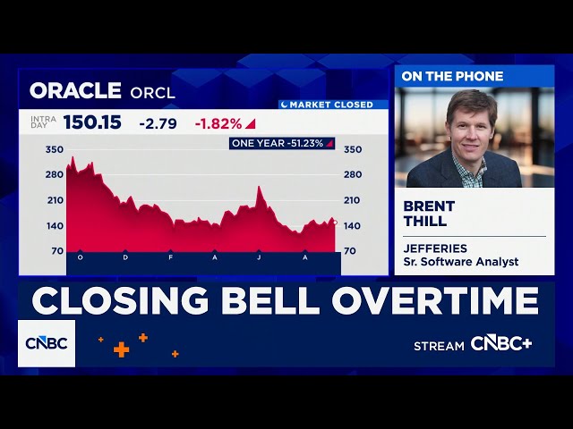Jefferies Brent Thill on Oracle: Institutional investors still worried about the balance sheet