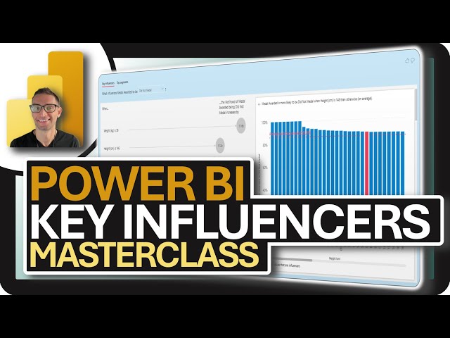 Power BI KEY INFLUENCERS: PBI MasterClass!!!