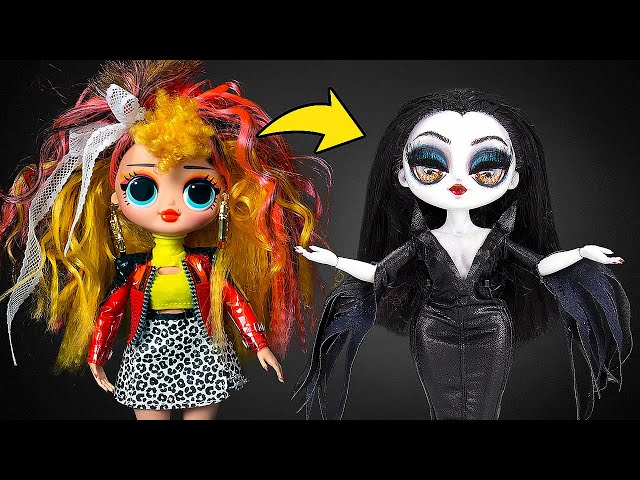 How To Make A Morticia Addams Doll