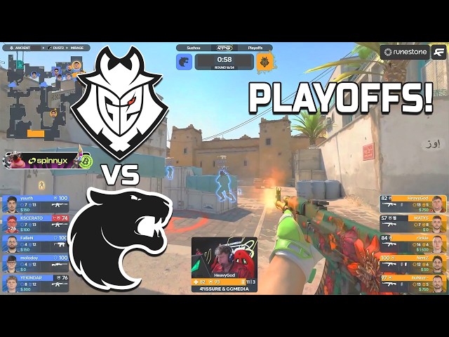 QUARTER-FINAL! G2 vs FURIA - Highlights - FISSURE Playground 3 - CS2