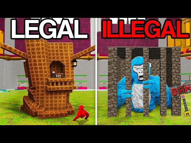 Legal VS Illegal Monkey Blocks Builds