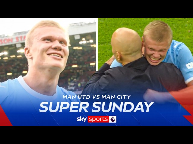 FULL-TIME SCENES at Old Trafford as Man City win the Manchester derby! 🔊