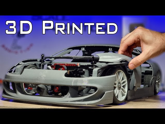 Part 4 /  8th scale 3d printed supra with 2 cylinder engine project / Scale Addiction
