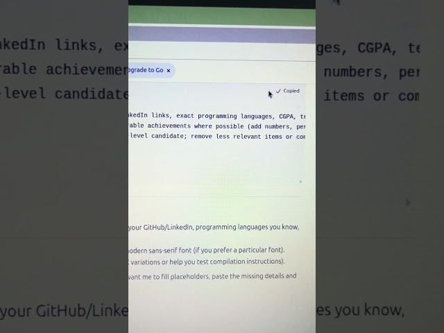Professional Resume in 30 Seconds with ChatGPT & Overleaf!