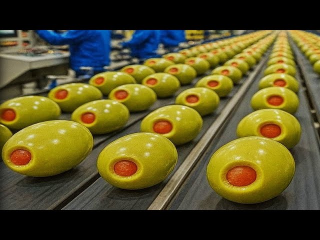 COMO se HACEN las ACEITUNAS RELLENAS de ANCHOA