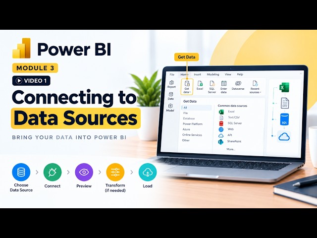 Power BI Get Data Explained in Bangla  | Understanding Data Sources for Beginners