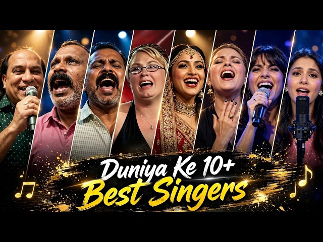 🌍🎤 Duniya Ke 10+ Best Singers, Jinhe Aapko Zaroor Sunna Chahiye