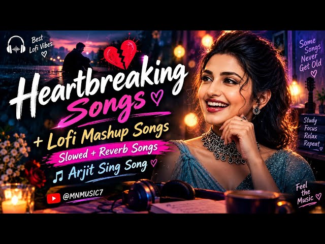 Heartbreaking 💔songs + lofi Mashup songs Slowed Reverb songs Arjit singsong @MNMUSIC7