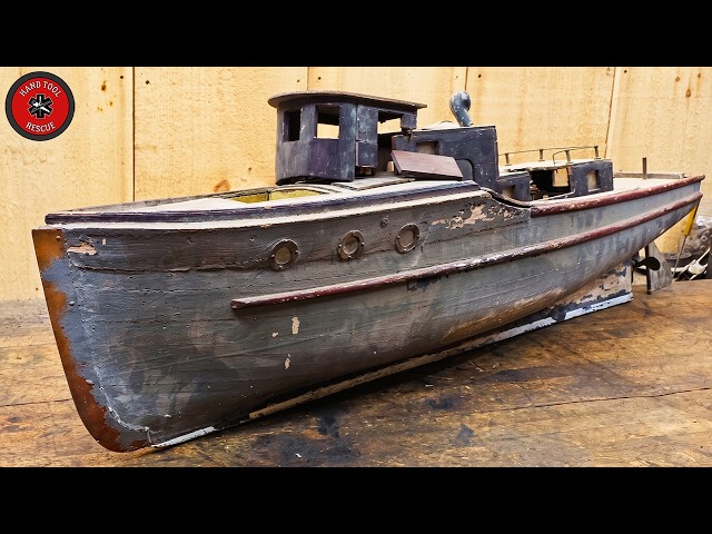 1920s Steam-powered Model Boat [Restoration]