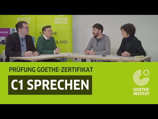 Goethe Certificate C1 – German Speaking Module | German C1 Oral Exam