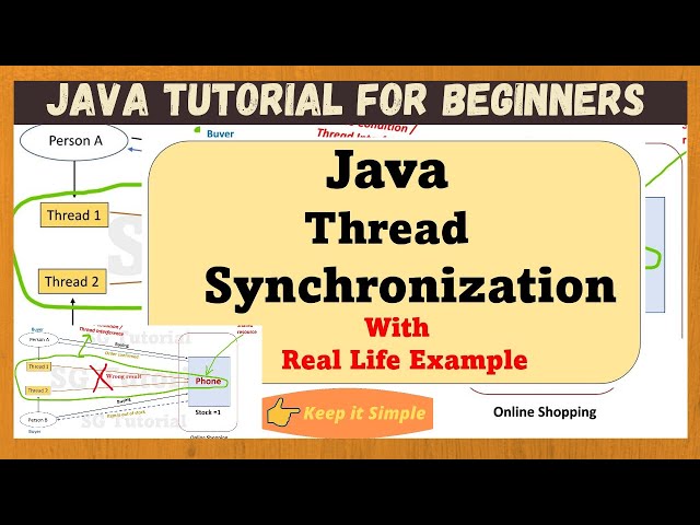 Thread Synchronization in Java | Java Multithreading | Java for beginners