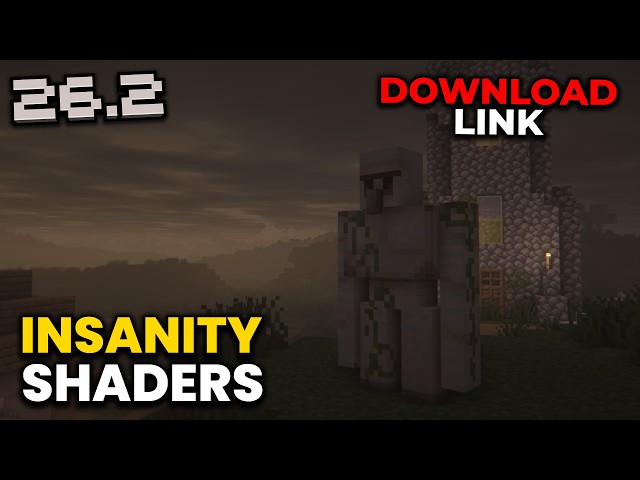 Insanity Shaders Download Minecraft 26.2 / 26.1 / 1.21.11 Best Minecraft Shaders 26.2